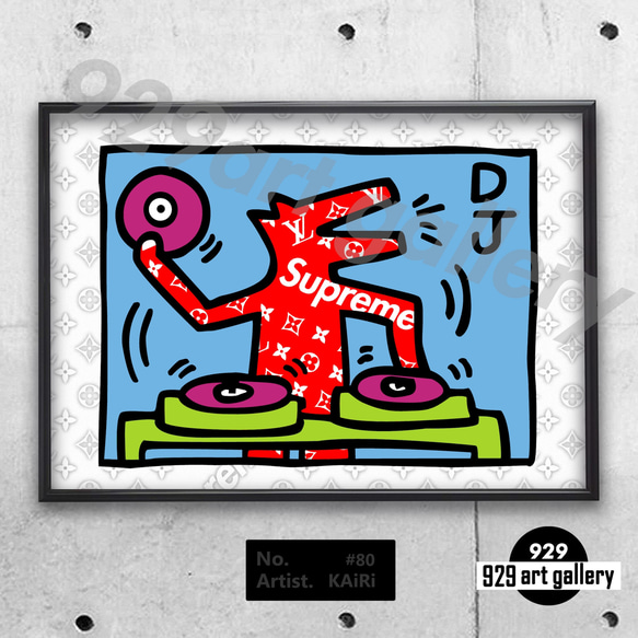 SUPREME type☆オマージュアートインテリアポスター＃80☆シュプリーム