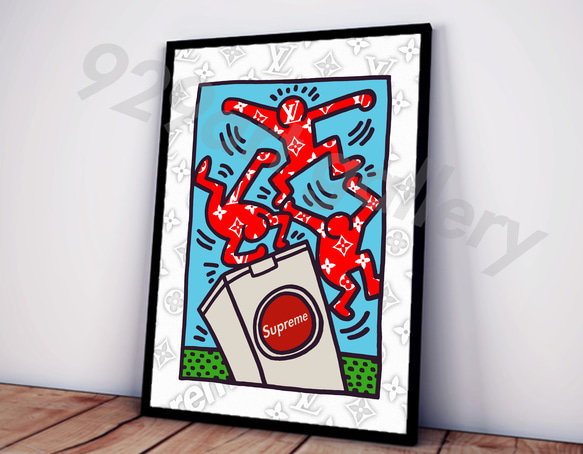 SUPREME type☆オマージュアートインテリアポスター＃82☆キースへ