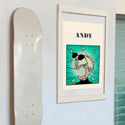 レトロ漫画風 アンディウォーホル レトロフォント ポップアート