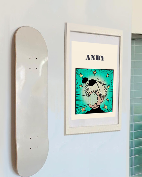 レトロ漫画風 アンディウォーホル レトロフォント ポップアート