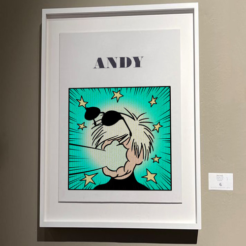 レトロ漫画風 アンディウォーホル レトロフォント ポップアート