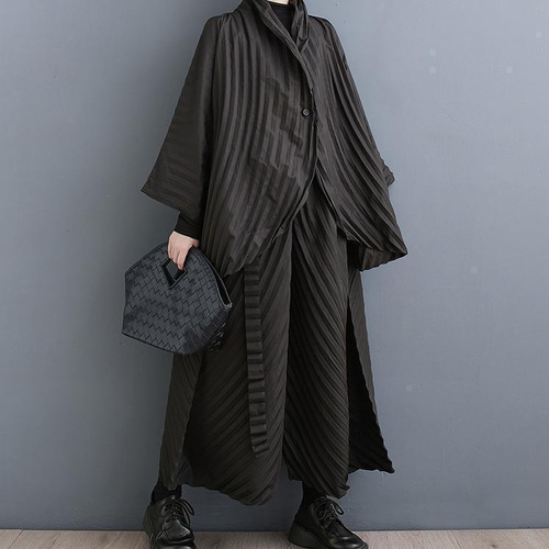 大きいサイズ レディース セットアップ パンツ モード系 春 秋冬 新品