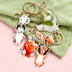 猫（ねこ） バッグチャーム のおすすめ人気通販｜Creema(クリーマ