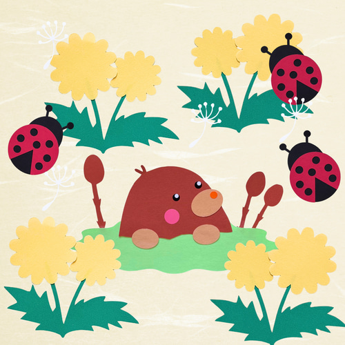 春の壁面セット】3月 4月 5月 もぐら つくし 保育園 幼稚園 デイ