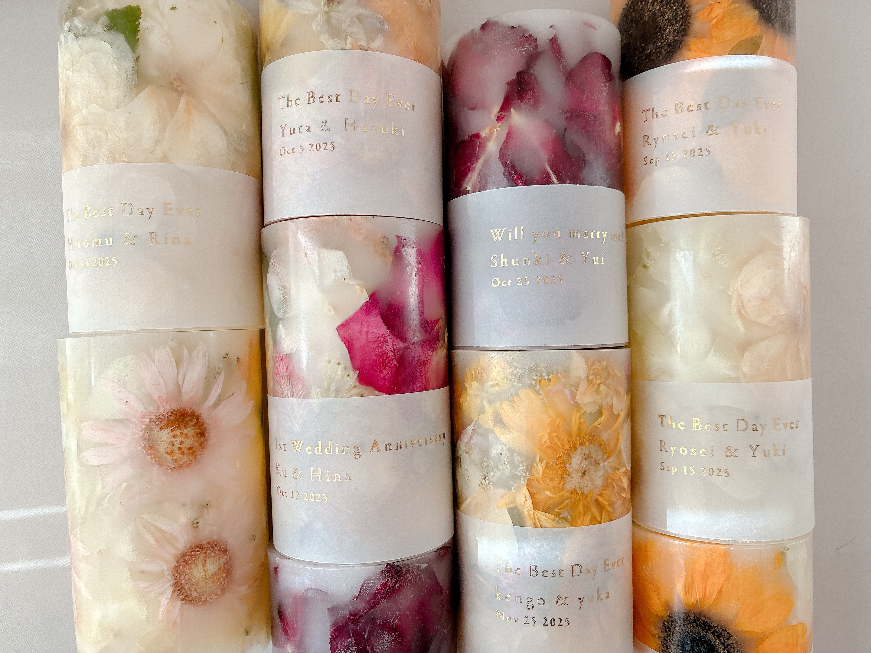 アフターブーケキャンドル