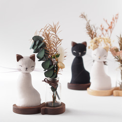猫シルエット 木製 ティッシュボックス【へそ天】 その他インテリア