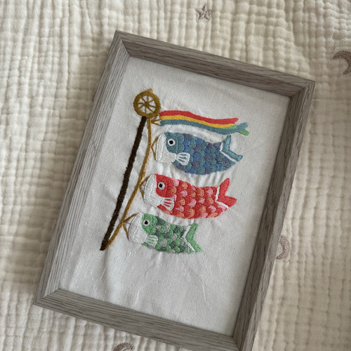 鯉のぼり刺繍フレーム 鯉のぼり 節句 雑貨・その他 n. 通販