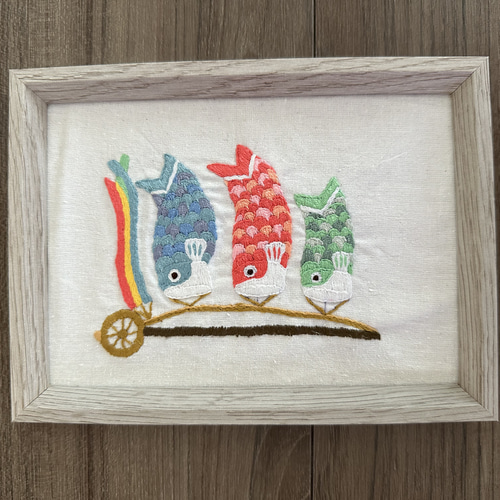 鯉のぼり刺繍フレーム 鯉のぼり 節句 雑貨・その他 n. 通販 18758090