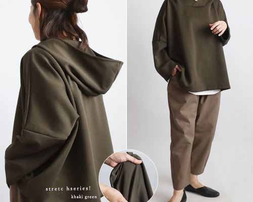 早い者勝ち【最終価格】極美品WINDANSEAパーカー　XL JIYEIND 25SS ウォッシュインサイドアウトステッチ パーカー