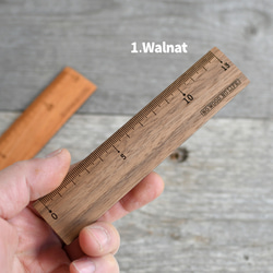 木製定規13ｃｍ 2枚目の画像