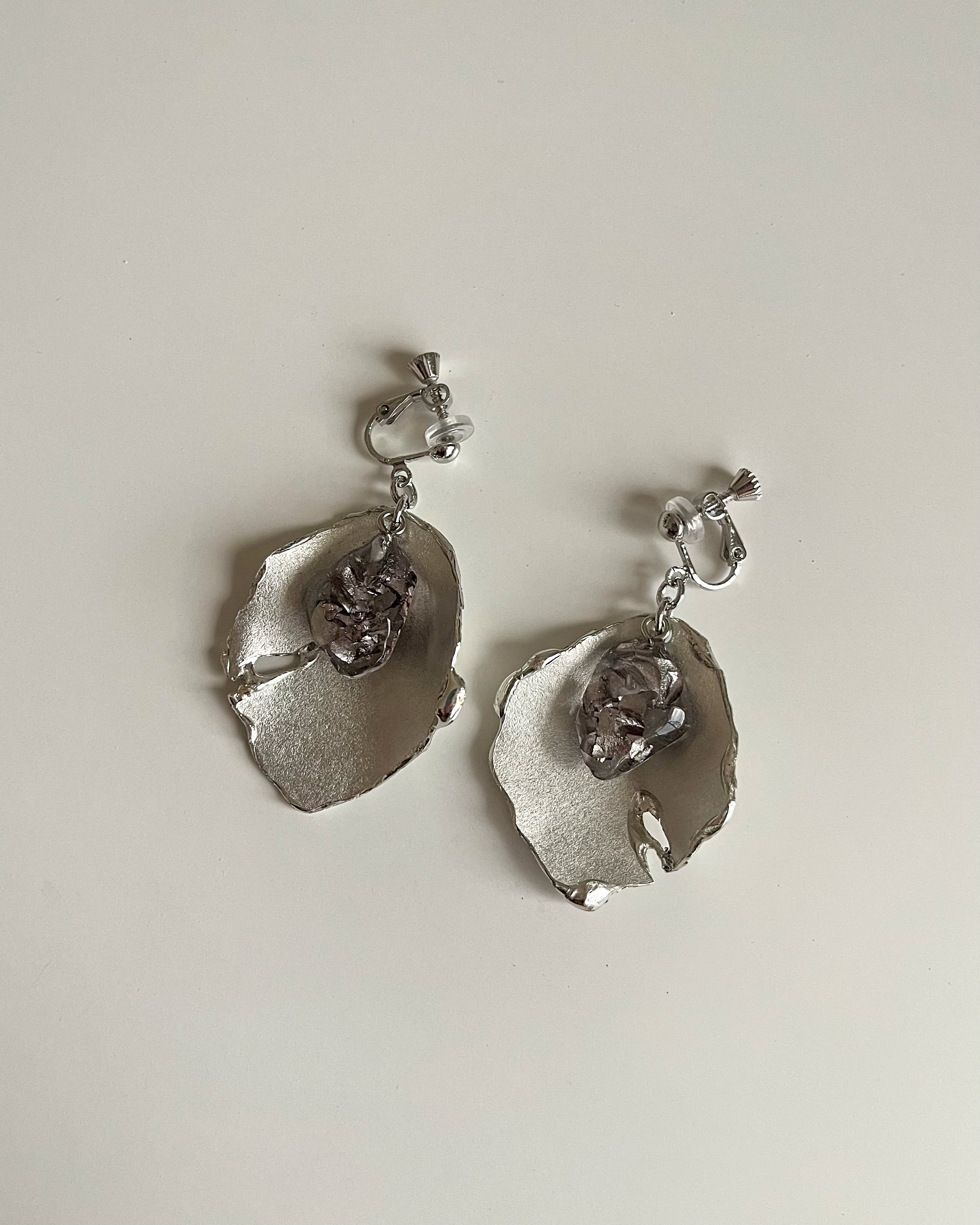 suzu leaf earring【 silver】