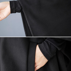 大きいサイズ コート　アウター　レディース 秋冬　フード　春 ポンチョ 長袖 9枚目の画像