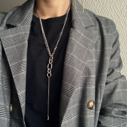ーmix chain necklaceー　サージカルステンレス　チェーンネックレス　ネックレス　アクセサリー 15枚目の画像