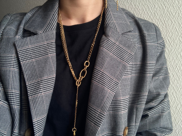 ーmix chain necklaceー　サージカルステンレス　チェーンネックレス　ネックレス　アクセサリー 19枚目の画像