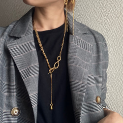 ーmix chain necklaceー　サージカルステンレス　チェーンネックレス　ネックレス　アクセサリー 18枚目の画像