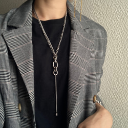 ーmix chain necklaceー　サージカルステンレス　チェーンネックレス　ネックレス　アクセサリー 16枚目の画像