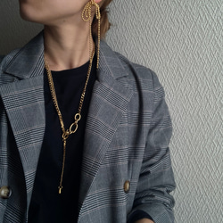 ーmix chain necklaceー　サージカルステンレス　チェーンネックレス　ネックレス　アクセサリー 4枚目の画像