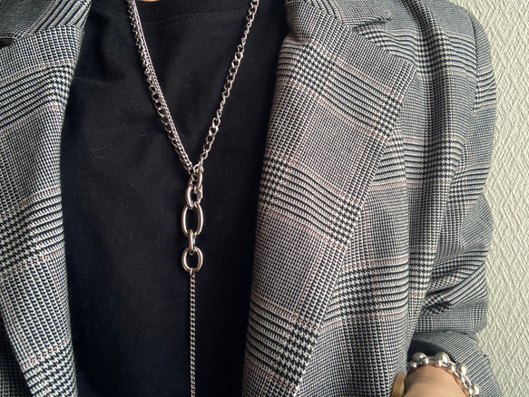 ーmix chain necklaceー　サージカルステンレス　チェーンネックレス　ネックレス　アクセサリー 14枚目の画像