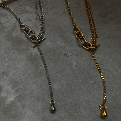 ーmix chain necklaceー　サージカルステンレス　チェーンネックレス　ネックレス　アクセサリー 9枚目の画像