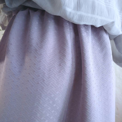 繊細さんのためのシルクパンツ　パープル 4枚目の画像