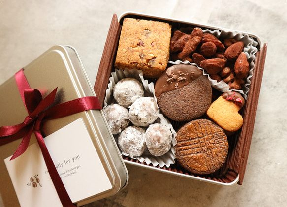 2月末まで販売】低糖質・グルテンフリー ショコラクッキー缶 クッキー