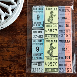 30枚【X】アルゼンチンVintageバスチケット　DA-BTA083 2枚目の画像