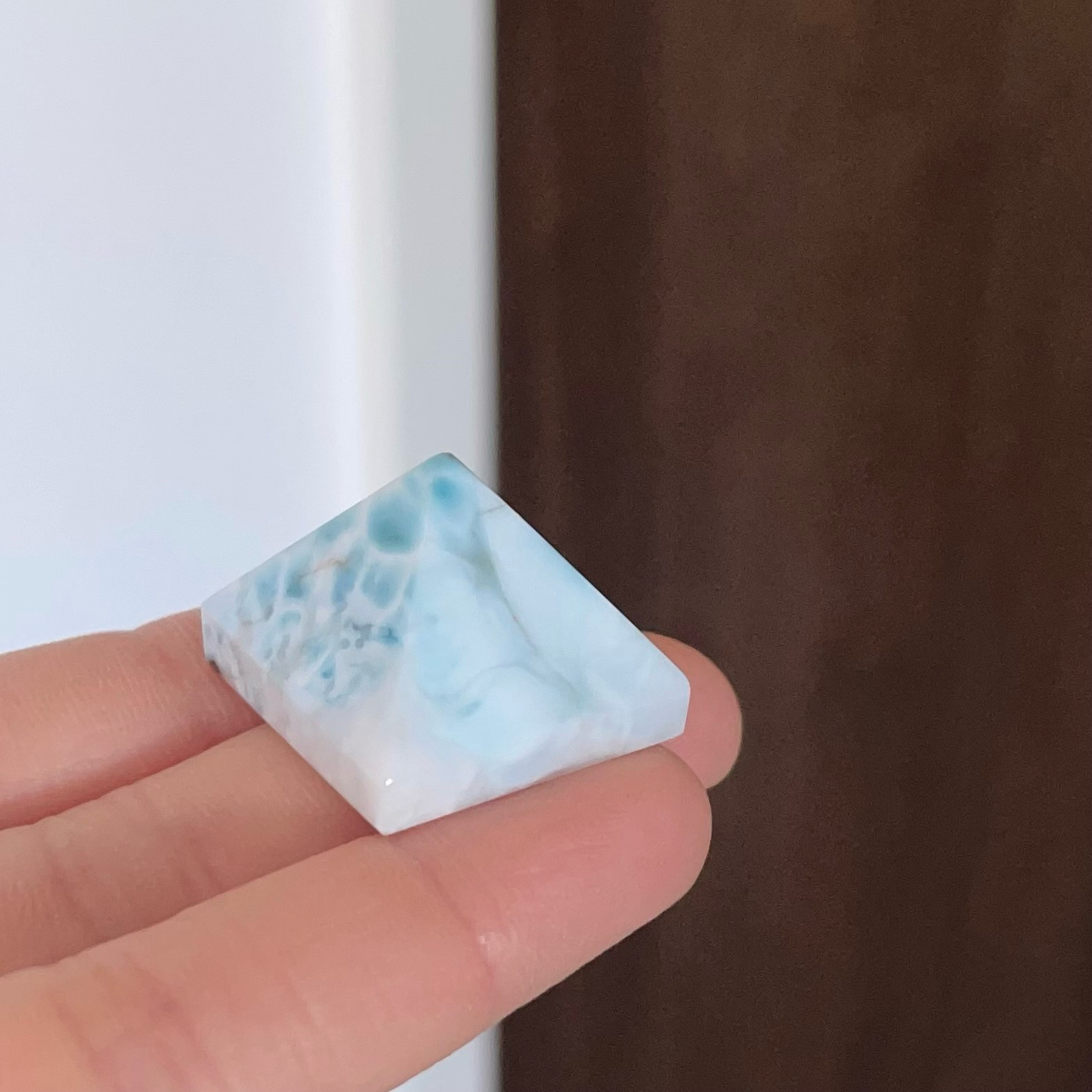 天然無処理　ラリマー 金字塔 ②