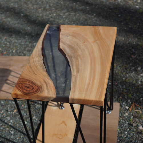 本来の形を】国産楠テーブル【送料無料】