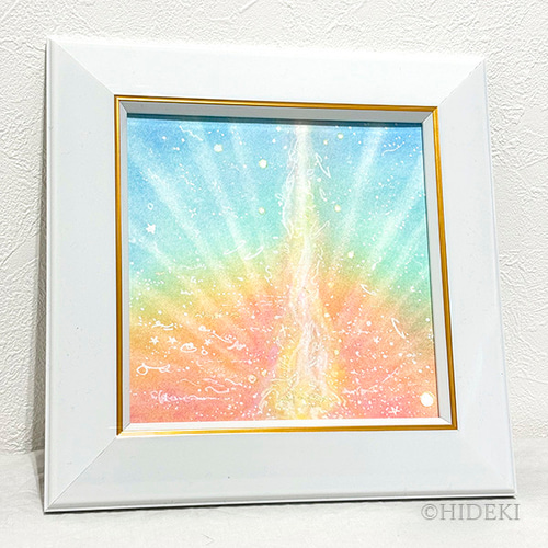 抽象画『湧き上がる勇気』パステルアート 絵画 HIDEKI 通販 18759165