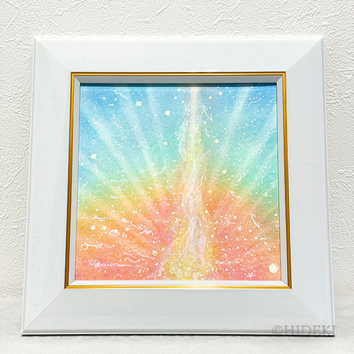 抽象的なパステル画 浮遊する人は 抽象的なパステル画 浮遊する人は