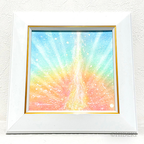 抽象画『湧き上がる勇気』パステルアート 絵画 HIDEKI 通販 18759165