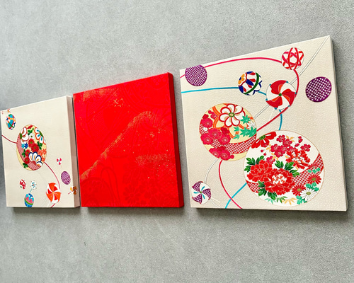 専用◽️002春 着物のファブリックパネル(3セット) サステティナブル 和モダン 専用◽️002春 着物のファブリックパネル(3セット) サステティナ