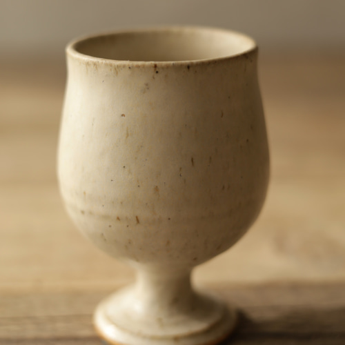 陶器ゴブレット c49B ワイングラス すみれ窯 通販 18760156｜Creema