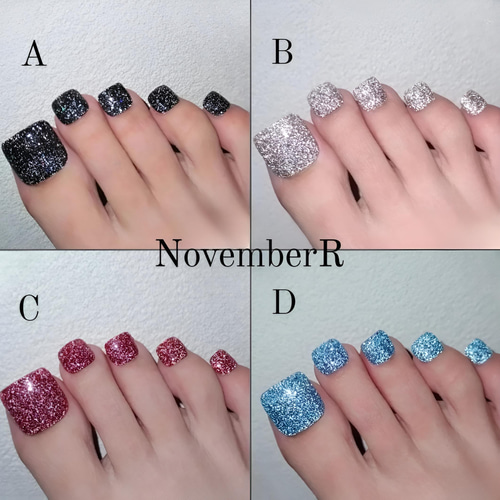 ネイルチップ6セット LA655☆メタルホワイトミラー×大人ゼブラネイル ネイルチップ