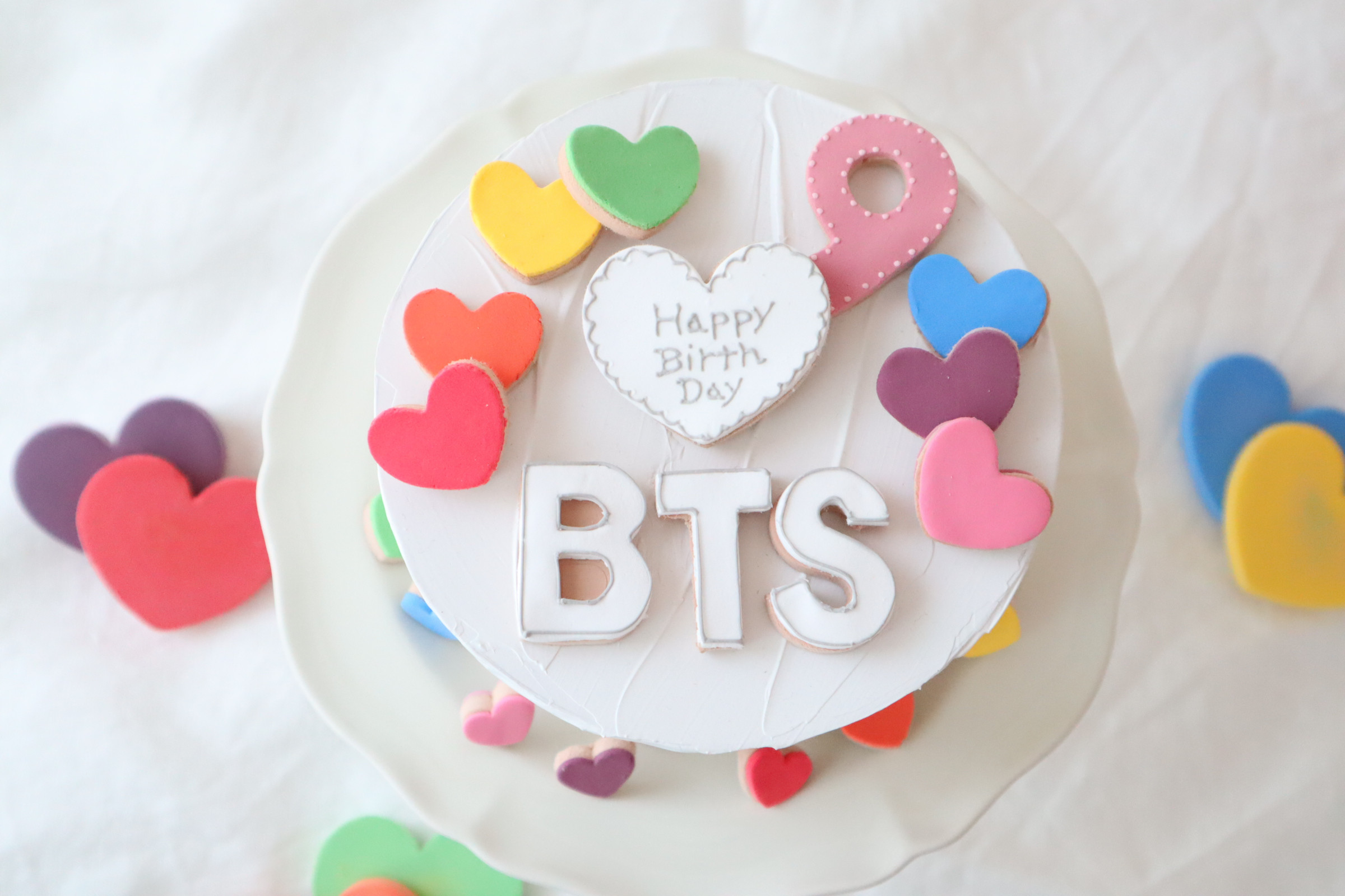 雪の結晶　SnowManクレイケーキ♡アルファベット＆ナンバー＆型♪ケーキトッパー　クレイケーキトッパー　飾り付け