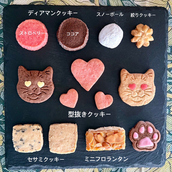 【2025 バレンタイン＆ホワイトデー】仲良し♡猫クッキー缶 2枚目の画像