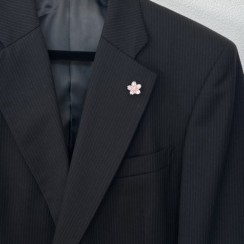 桜のラペルピン つまみ細工 ピンバッジ メンズ・レディース （送料無料