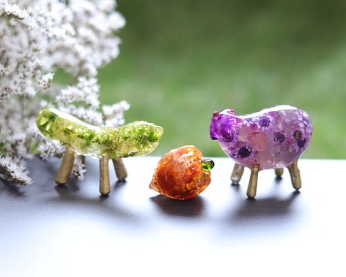 紫檀　置物　きゅうり 楽天市場】ペット用 お盆 ちりめん 精霊馬 ほおずき お盆飾り