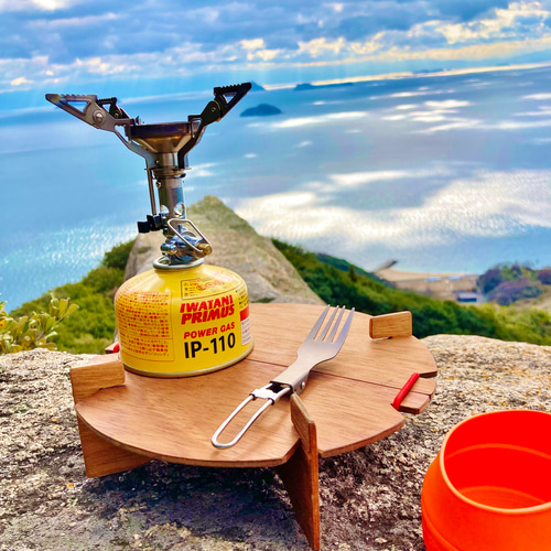 110g◇UL mini 風の山ごはんちゃぶ台◇アウトドア◇ハイキング