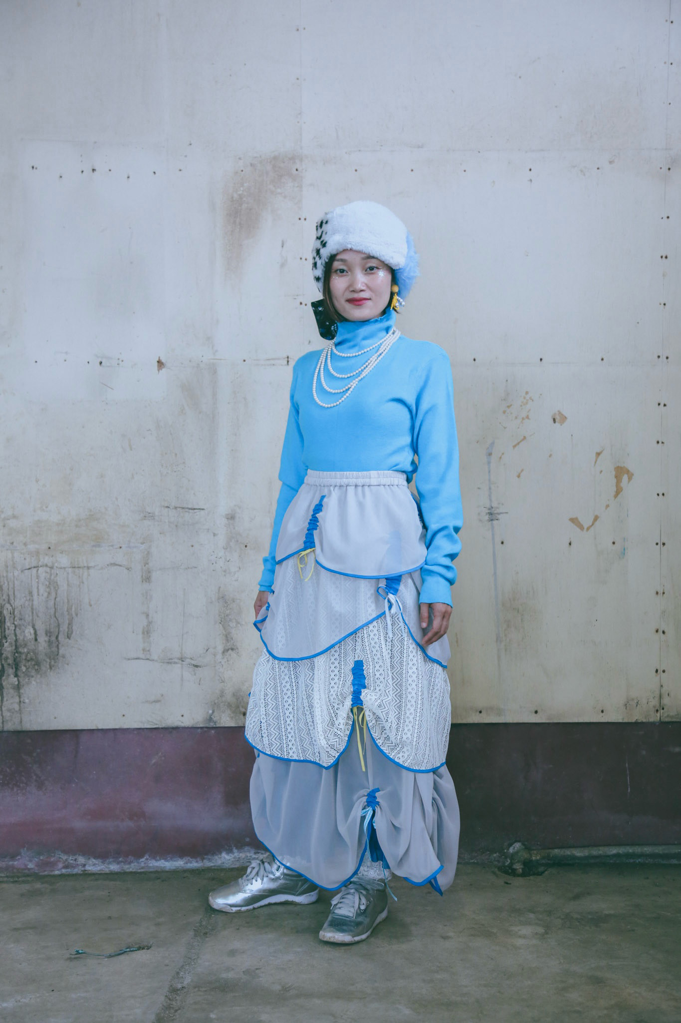 マーメイドの鱗スカート-あお-