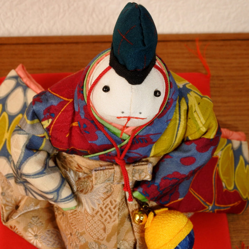 干支巳 古布 着物男の子人形 b-2 その他人形 FUGOWEST 通販 18760759