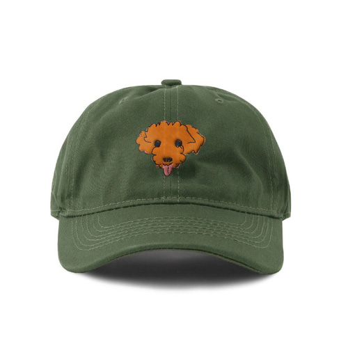 犬の刺繍 ベージュ ベースボールキャップ FREAK'S STORE（フリークスストア）の「WEB限定 アニマル刺繍