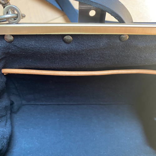 車掌 カバン バック イタリアンレザー ブラック ショルダーバッグ