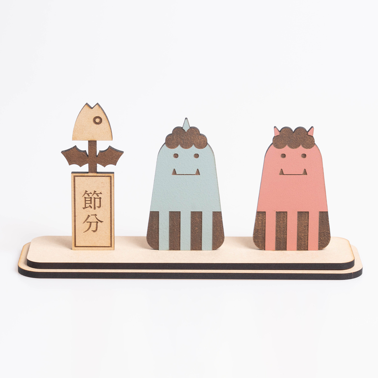 節分飾り】赤鬼 青鬼 節分いわし その他置物 熊月工芸 通販 18762333