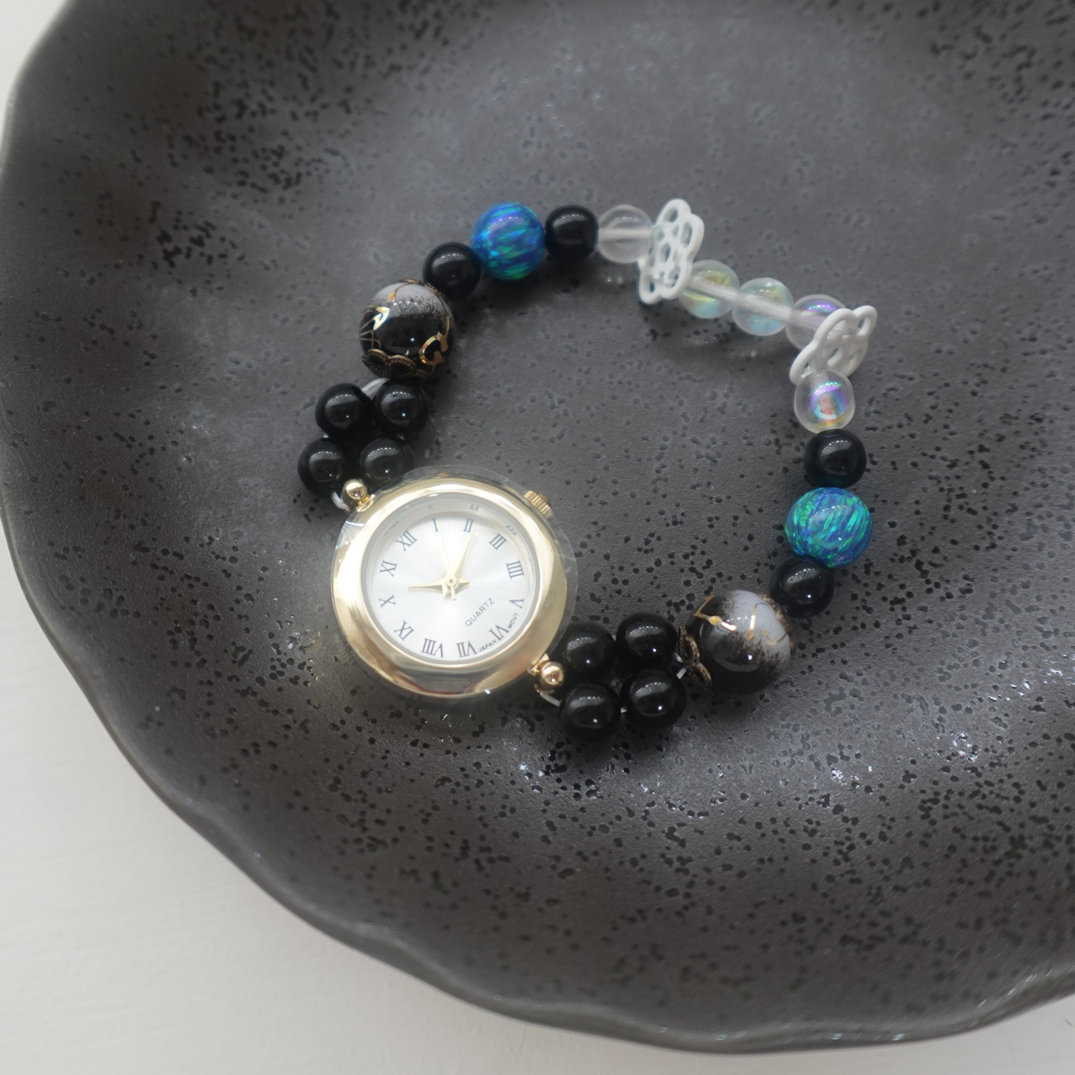 【和-なごみ-】烏羽色のブレスレットウォッチ
