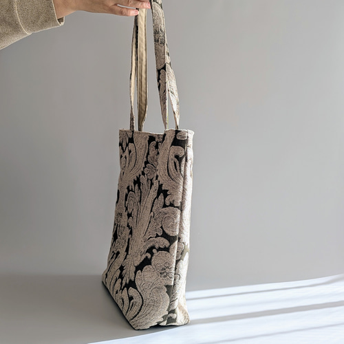 アンティークゴブランのトートバッグ // モロッカン柄 アンティーク