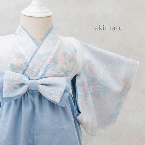 レース×ゆめかわ】ベビー袴 ベビー着物 お食い初め 初節句 ひなまつり