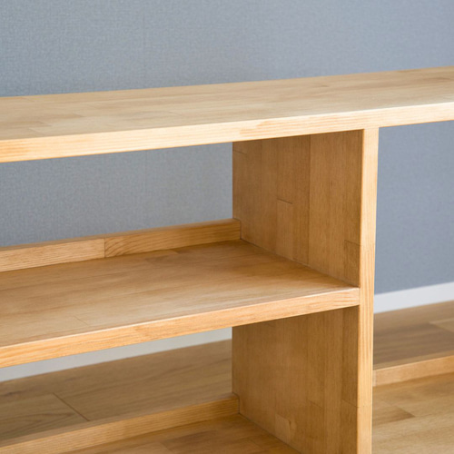 オープンシェルフ 幅90cm【ラック/テーブル/本棚/収納棚/木製】 棚