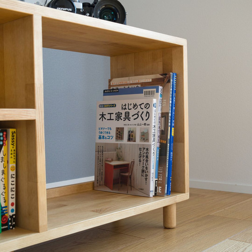 オープンシェルフ 幅90cm【ラック/テーブル/本棚/収納棚/木製】 棚