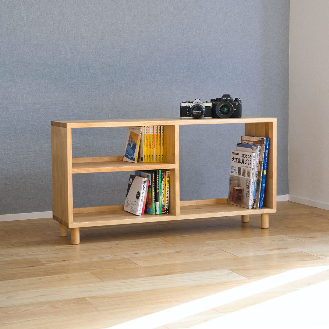オープンシェルフ 幅90cm【ラック/テーブル/本棚/収納棚/木製】